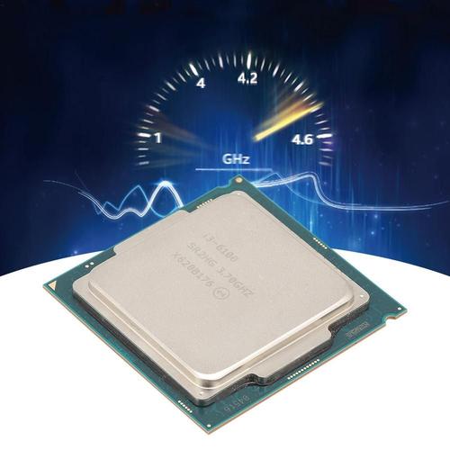 Intel Core I3 6100 3.7Ghz Quad-Core Quad Fils SixièMe GéNéRation Lga1151 Cpu