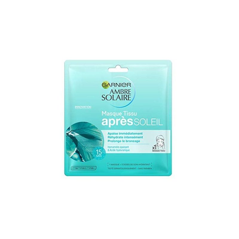 Garnier Masque Tissu Après Soleil Ambre Solaire