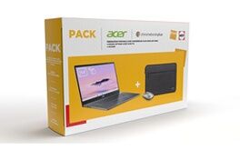 PC portable Acer PACK FNAC-DARTY Chromebook CB515-2HT-349N 15.6 tactile Intel Core i3 1215U RAM 8 Go LPDDR5X 512 Go SSD Intel UHD graphics + Housse + Souris Acer sans fil