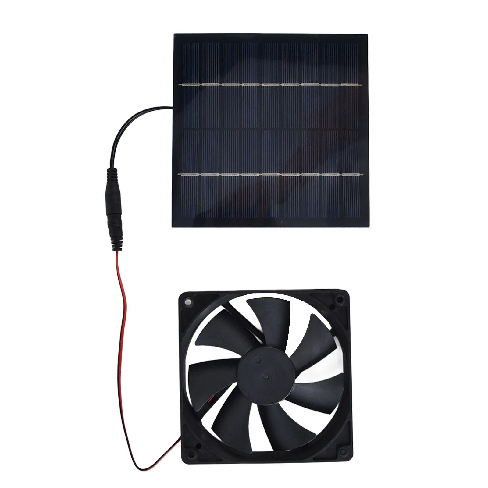 Ventilateur Solaire À Panneau Solaire,Ventilateur Polyvalent,Pipeline 12v,Température Sap,Étanche,3000 Tr/Min,Stable Pour Coques Jetables