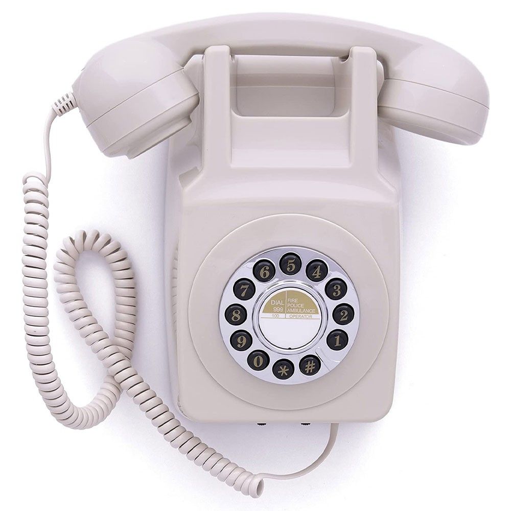 GPO 746 WALL Téléphone mural rétro bouton poussoir