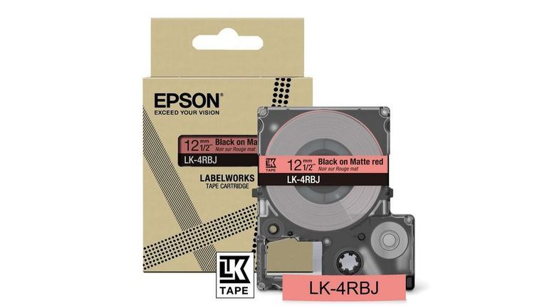 Epson LK 4RBJ Nero Rosso