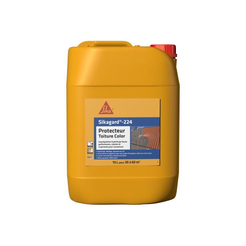 Protecteur toiture SIKA Sikagard-224 - Terre cuite - 10L