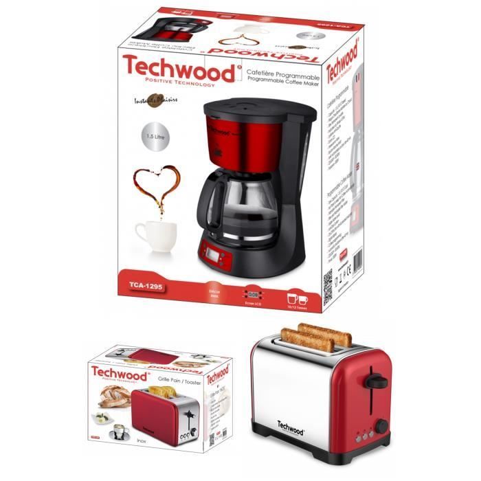 Techwood Pack Cafetière et Bouilloire Retro - vue 7