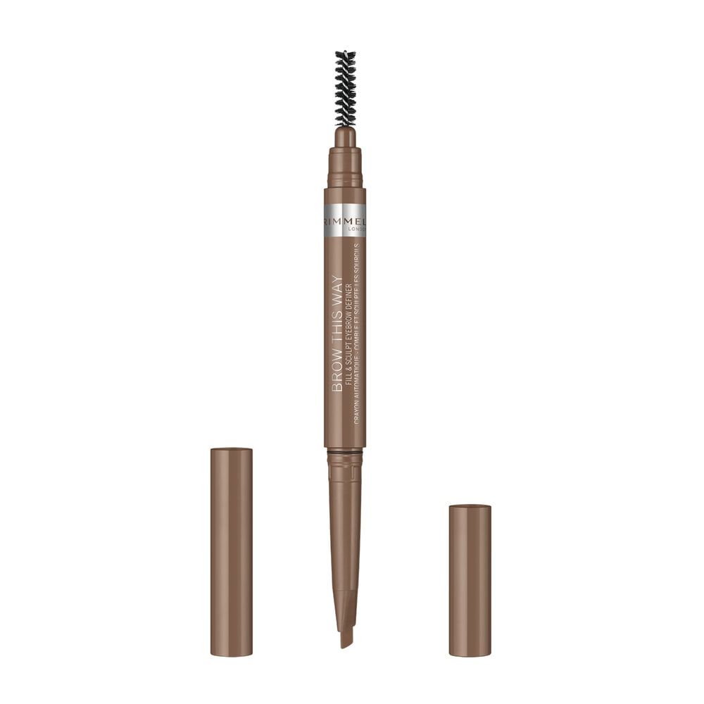 Rimmel Brow This Way 2 In 1 Filler & Fixer Blonde Blonde 12 H Cyclopentasilox Rimmel London Crayon À Sourcils