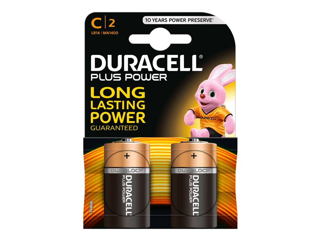 Duracell Piles MN1400 C LR14 Lot de 2 - vue 2