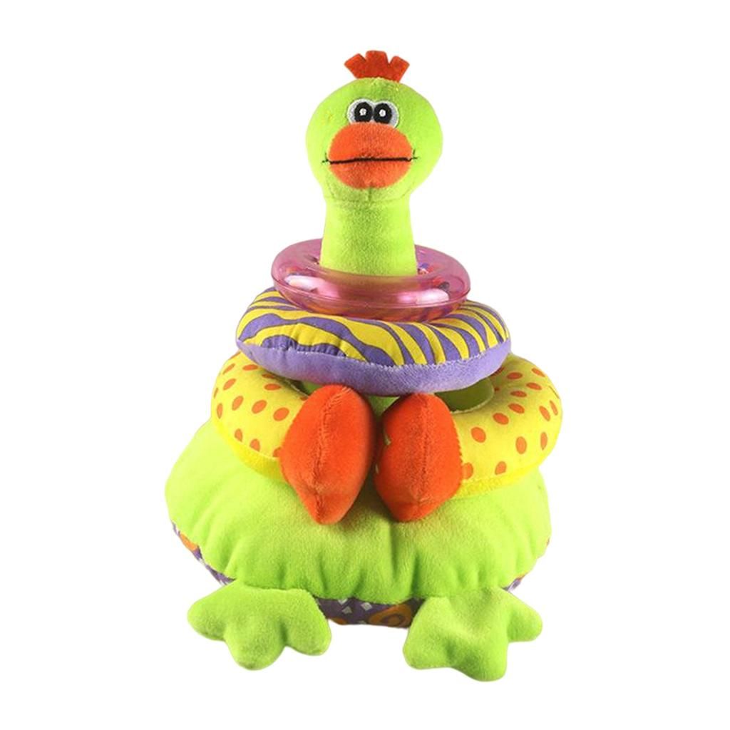  - Bébé Jouets D'empilage Doux Stacker Développement Cadeau D'anniversaire Sensoriel Pour Unisexe Garçons Filles Enfants - Oiseau