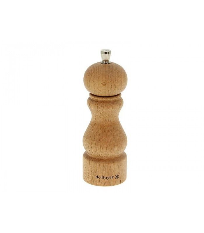 De Buyer Rumba.S01 Moulin À Sel 14 Cm Bois Hêtre Naturel
