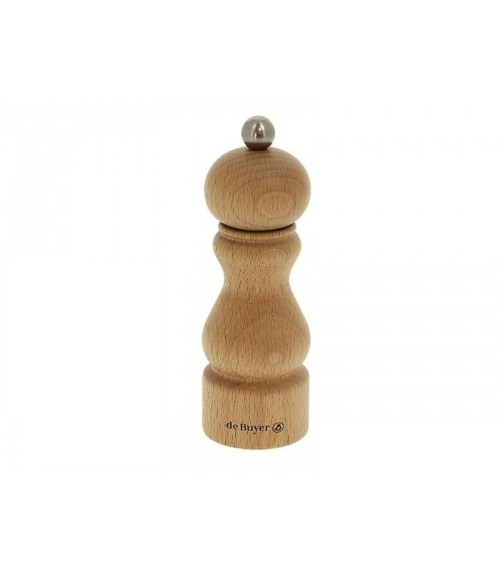 De Buyer Rumba.C01 Moulin Épices 14 Cm Bois Hêtre Naturel