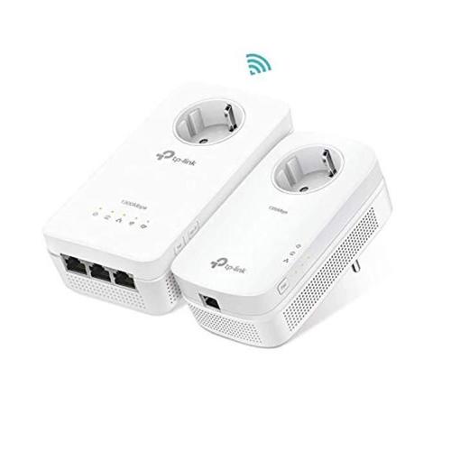 Tp-Link Tl-Wpa8630P Kit Av1200 Adaptateur Cpl Gigabit Wi-Fi Ac1200 Wi-Fi (1200Mbps WiFi Et Cpl 1200Mbps, Clone WiFi, Mu-Mimo, Contrô