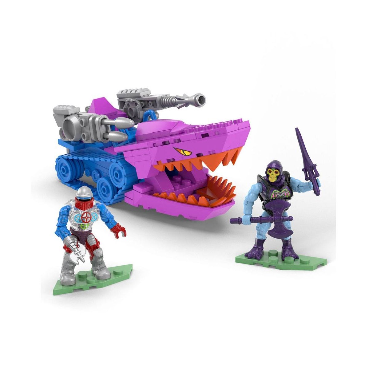 Les Maîtres De 'univers Jeu De Construction Masters Of The Universe Origins Mega Construx Land Shark 23 Cm