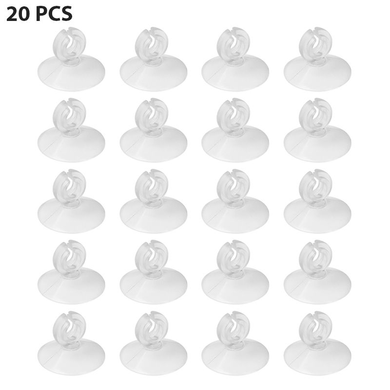 Tuyau D'aspiration Pour Aquarium, 20 Pièces, Clip De Fixation, Pompe À Air, Tuyau D'oxygène, Accessoires