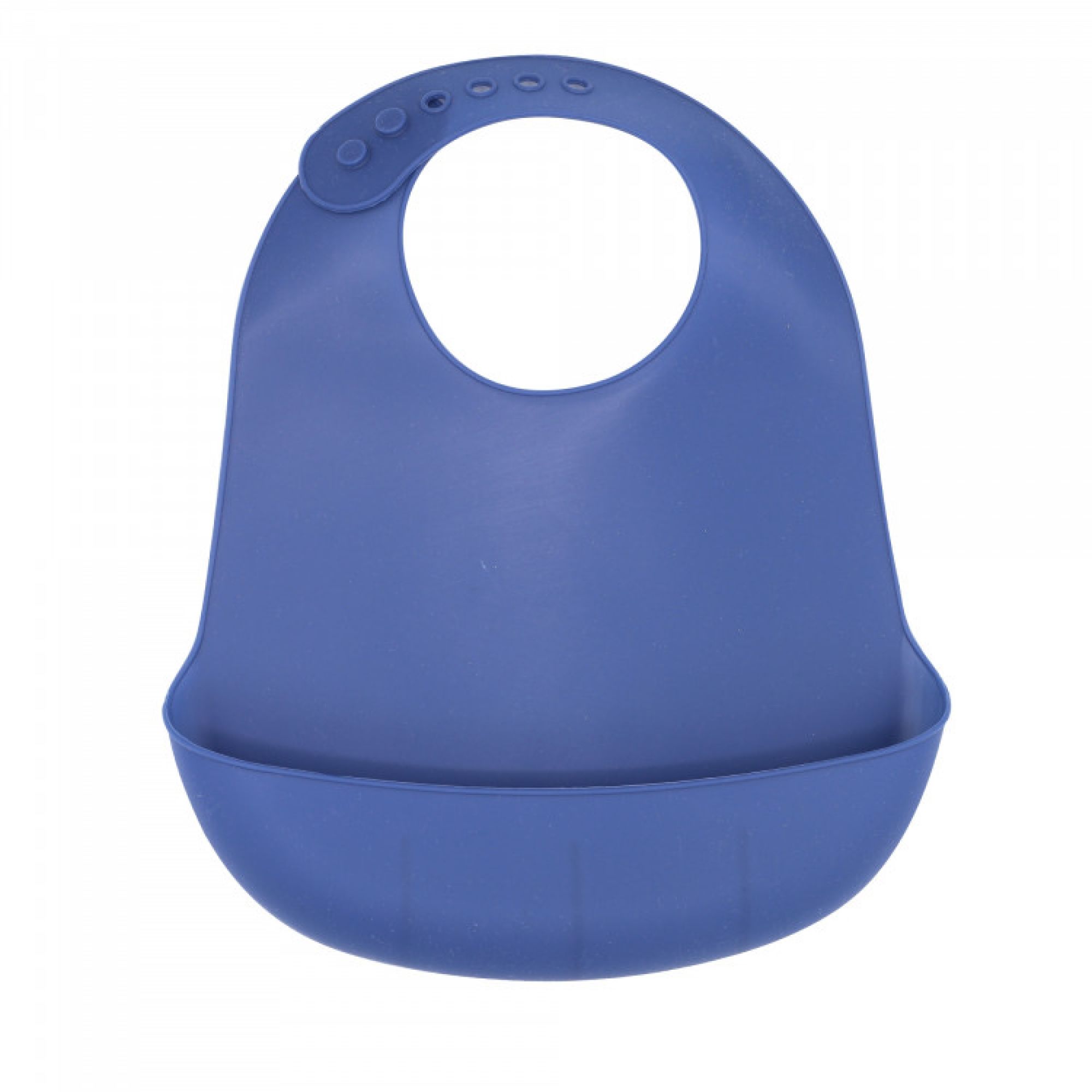 Trois Kilos Sept - Bavoir Silicone Bleu - Trois Kilos Sept