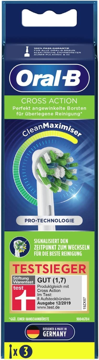 Brossettes Cross Action Avec Technologie Cleanmaximiser Oral B Le Lot De 2 Brossettes - vue 3
