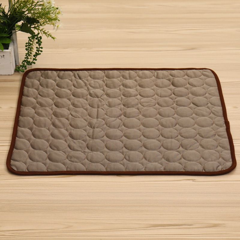 Tapis De Glace Rafraîchissant En Soie Pour Chien Et Chat, Couvre-Lit D'été Respirant Et Confortable Pour Animaux Domestiques, Tailles S/M/L/Xl