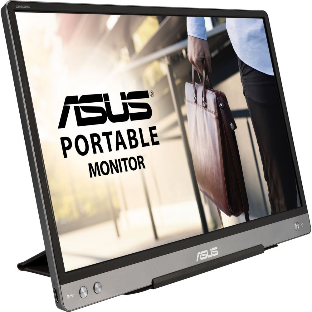 ASUS ZenScreen MB14AC - Écran LED - 14 - portable - 1920 x 1080 Full HD (1080p) - IPS - 220 cd/m² - 700:1 - 5 ms - USB-C - gris foncé