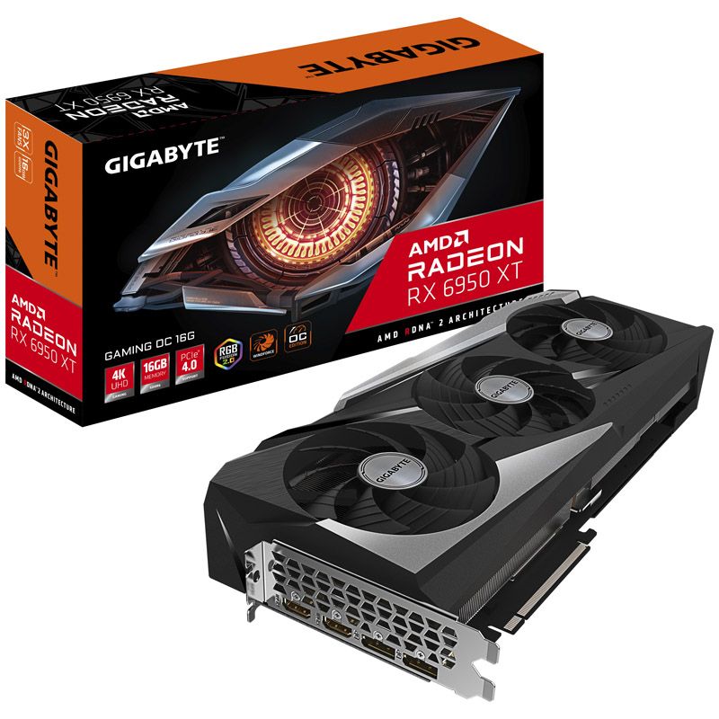 GIGABYTE GAMING Radeon RX 6950 XT OC AMD Radeon RX 6950XT GDDR6 Neuf - vue 4