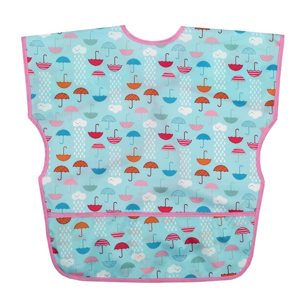  - Tablier De Bavoirs D'alimentation Pour Tout-Petits Chiffons De Burp Imperméables Serviette De Salive Sans Manches - Parapluie, M Parapluie M