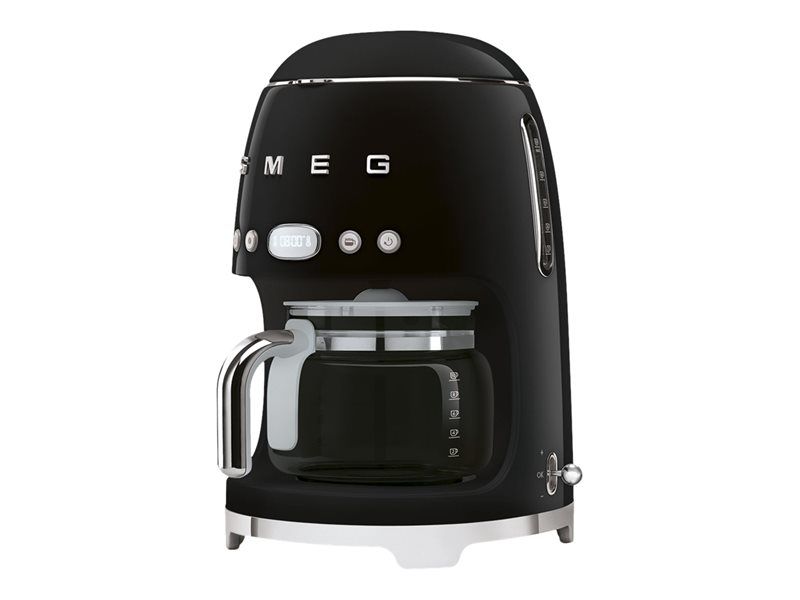Smeg 50's Style DCF02BLEU - Cafetière - 10 tasses - noir