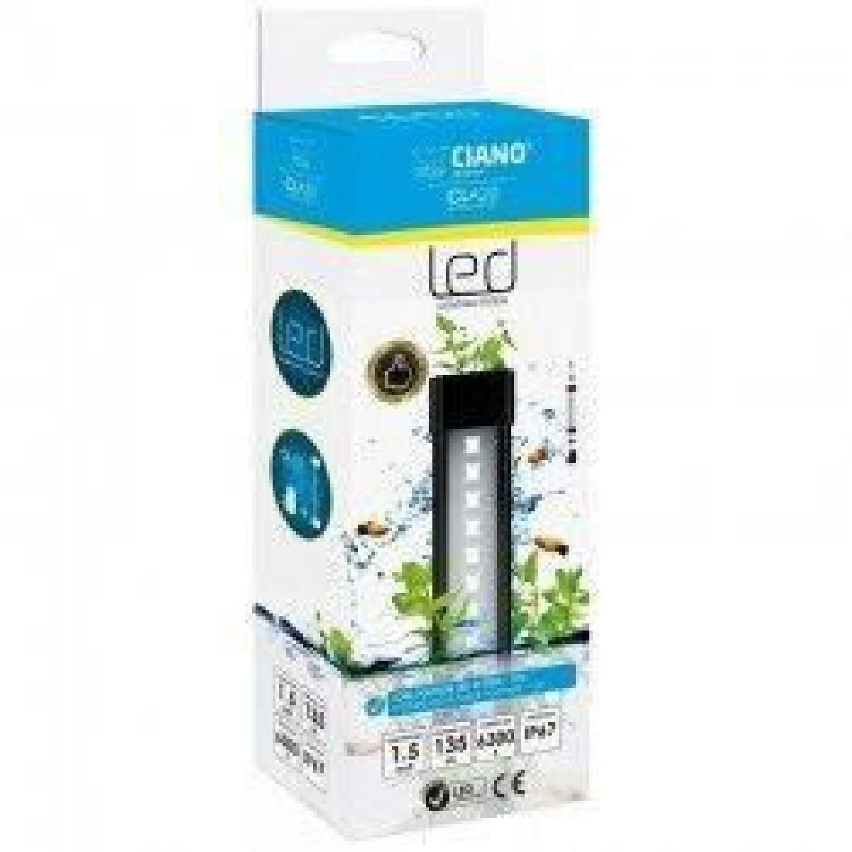 Comparer les prix de CIANO CLA20 PLANTS rampe led 8W + transfo spéciale plantes pour aqua 60 et aqua 80 CIANO