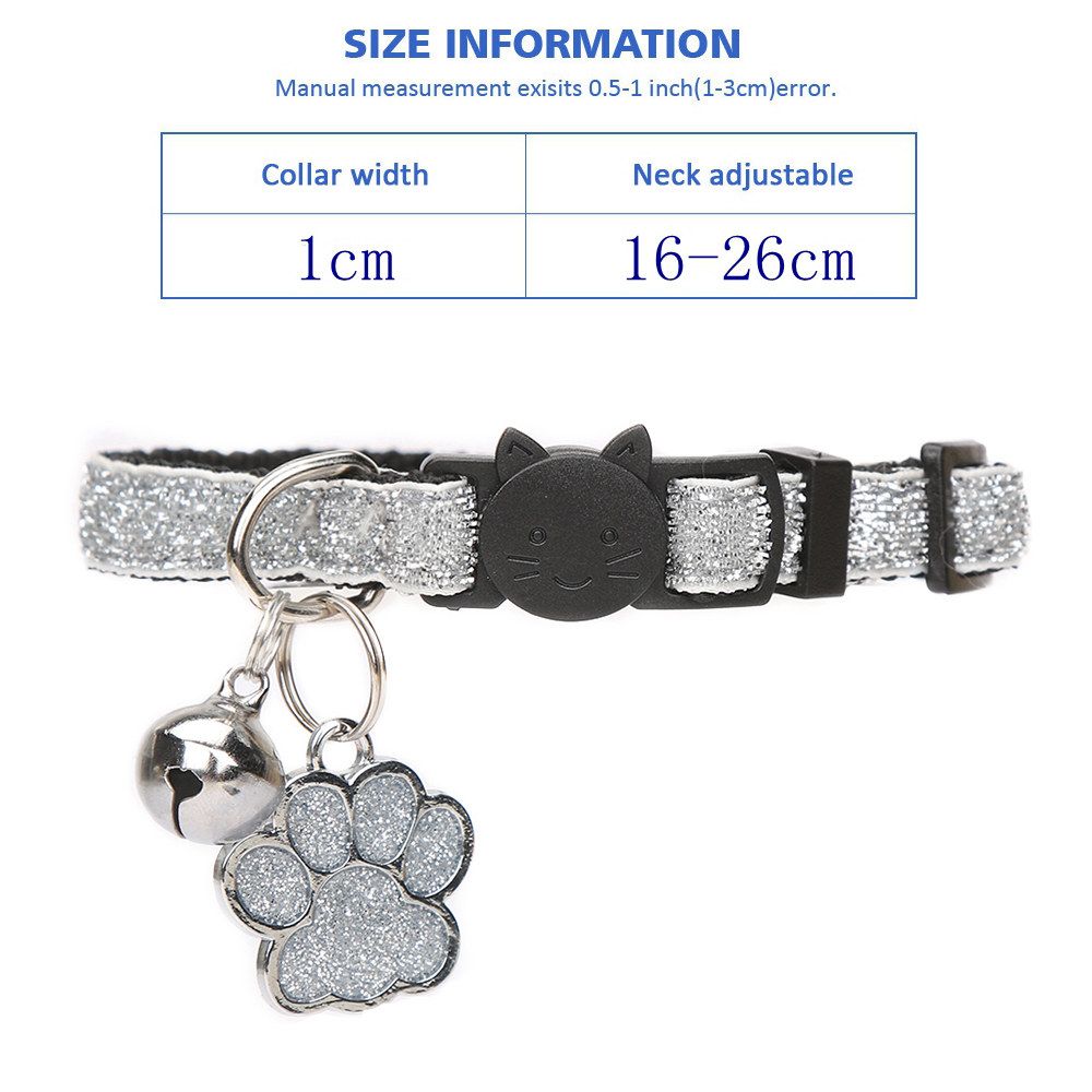Colliergray Cat Collar-M--Collier Personnalisé Avec Clochette Pour Animal De Compagnie, Pour Chat, Chaton, Chiot, Étiquette'identifi