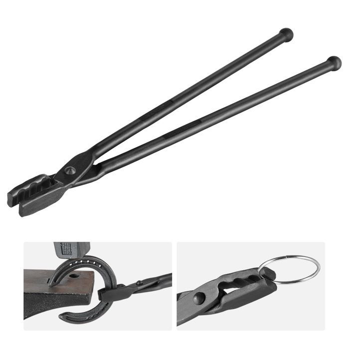 Pince de Forge 46 cm-VEVOR-Construction Durable en Acier au Carbone-Long Manche Bonne Prise Opération Plus Sûre