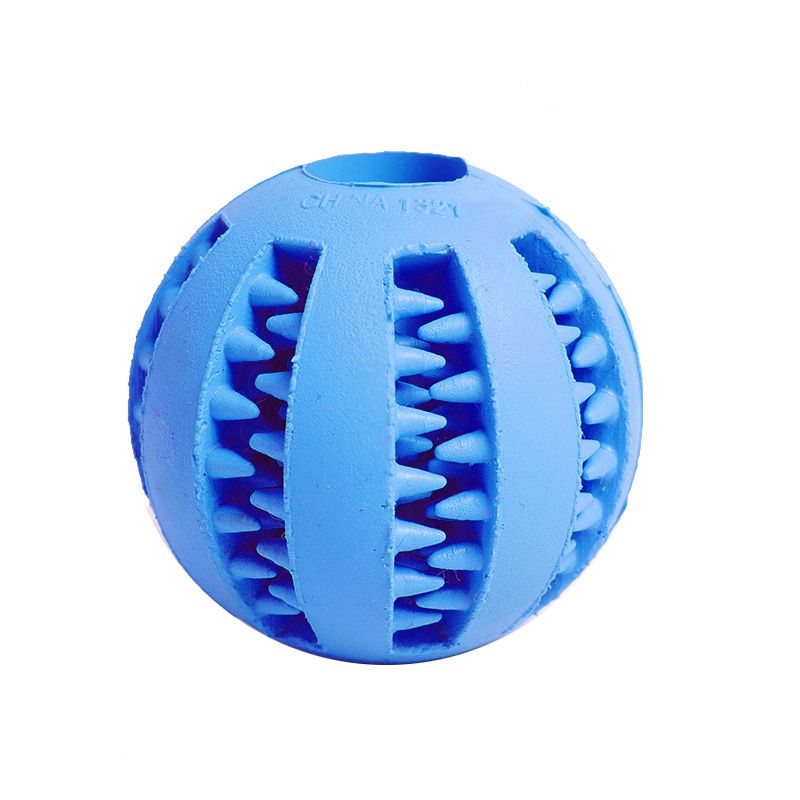 Jouet, Blue-Diameter 6cm--Balle De Nettoyage Des Dents En Caoutchouc Pour Chien, Jouets Amusants Pour Chiots, Grands Chiots, Produits