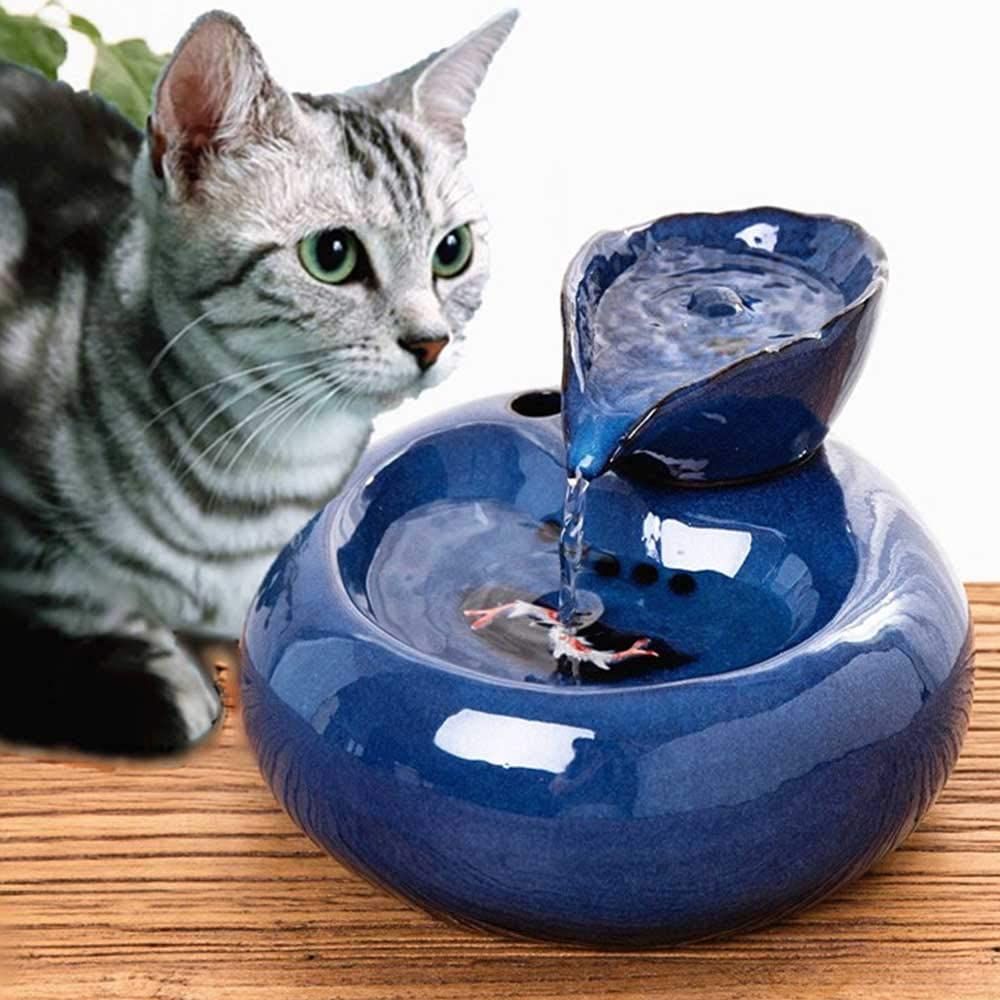 Jouet, --Fontaine À Boire Usb Pour Animaux De Compagnie, Distributeur'eau À Circulation Automatique, En Céramique, Pour Chat Et Chien