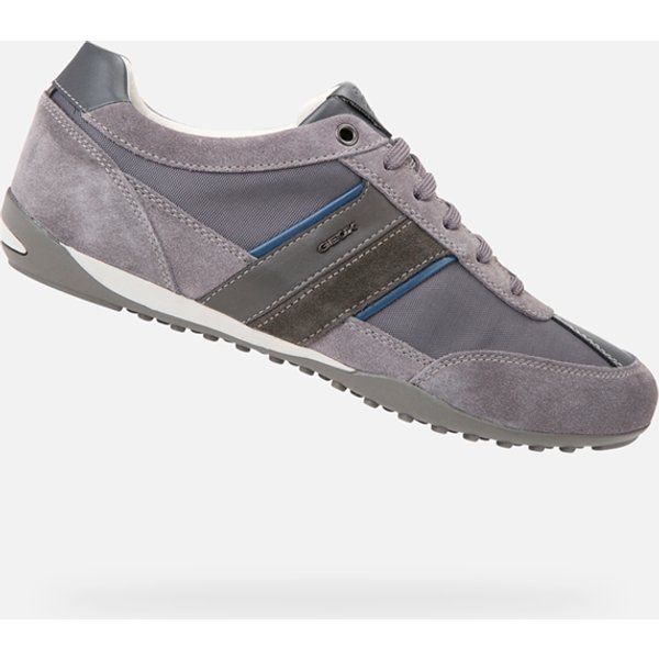 Ville basse Geox U Wells A Elastiques Bleus - vue 2