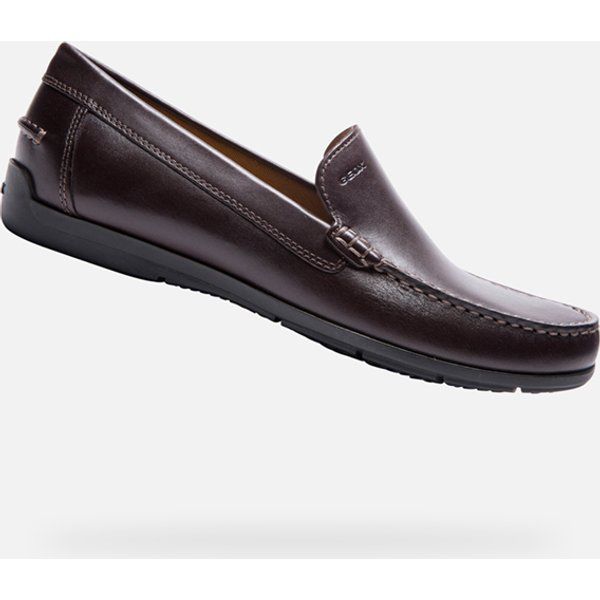 Mocassins Geox Siron Homme Marron - 42,5 - 42 1/2