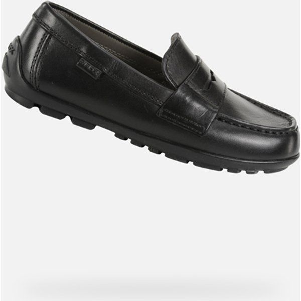 Mocassins Geox New Fast Garçon Noir - 26