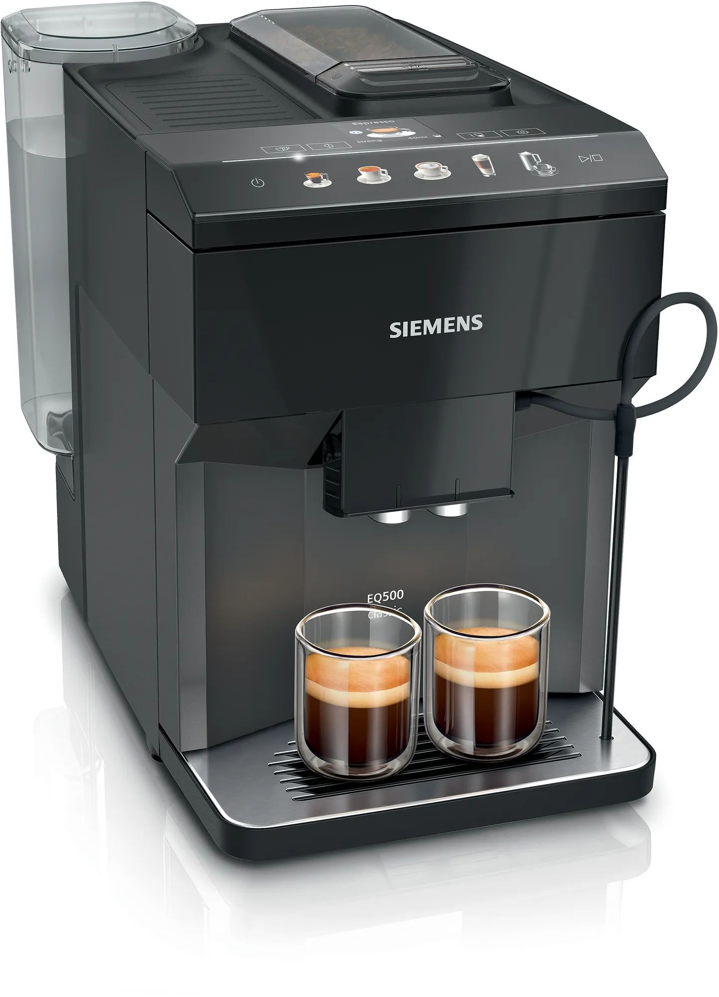 Machine à café tout automatique Siemens TP511R09 EQ500 classic lustré