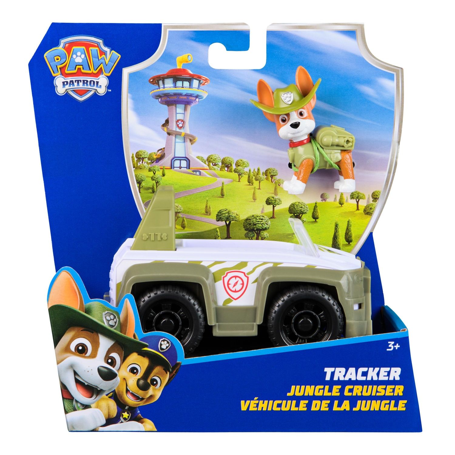 La Pat' Patrouille Vehicule + Figurine Tracker La Pat' Patrouille La Pat' Patrouille Vehicule + Figurine Tracker La Pat' Patrouille