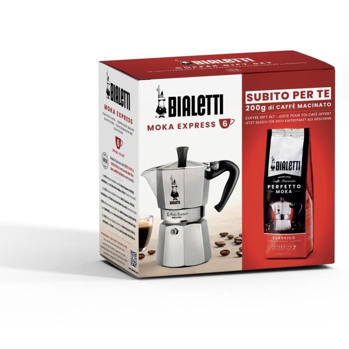 Cafetière italienne + 1 Café Perfetto Moka Classico BIALETTI MOKA 6 tasses 0 30 Paquet de 250 g - vue 2