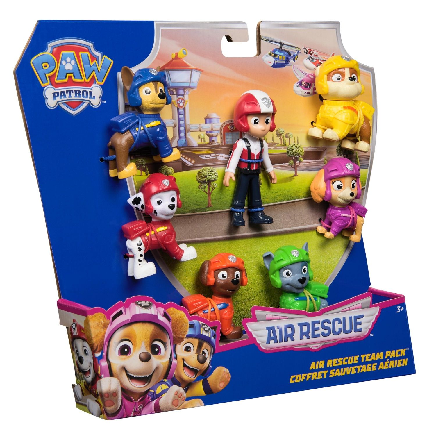 La Pat' Patrouille Multipack De 7 Figurines Air Rescue La Pat' Patrouille