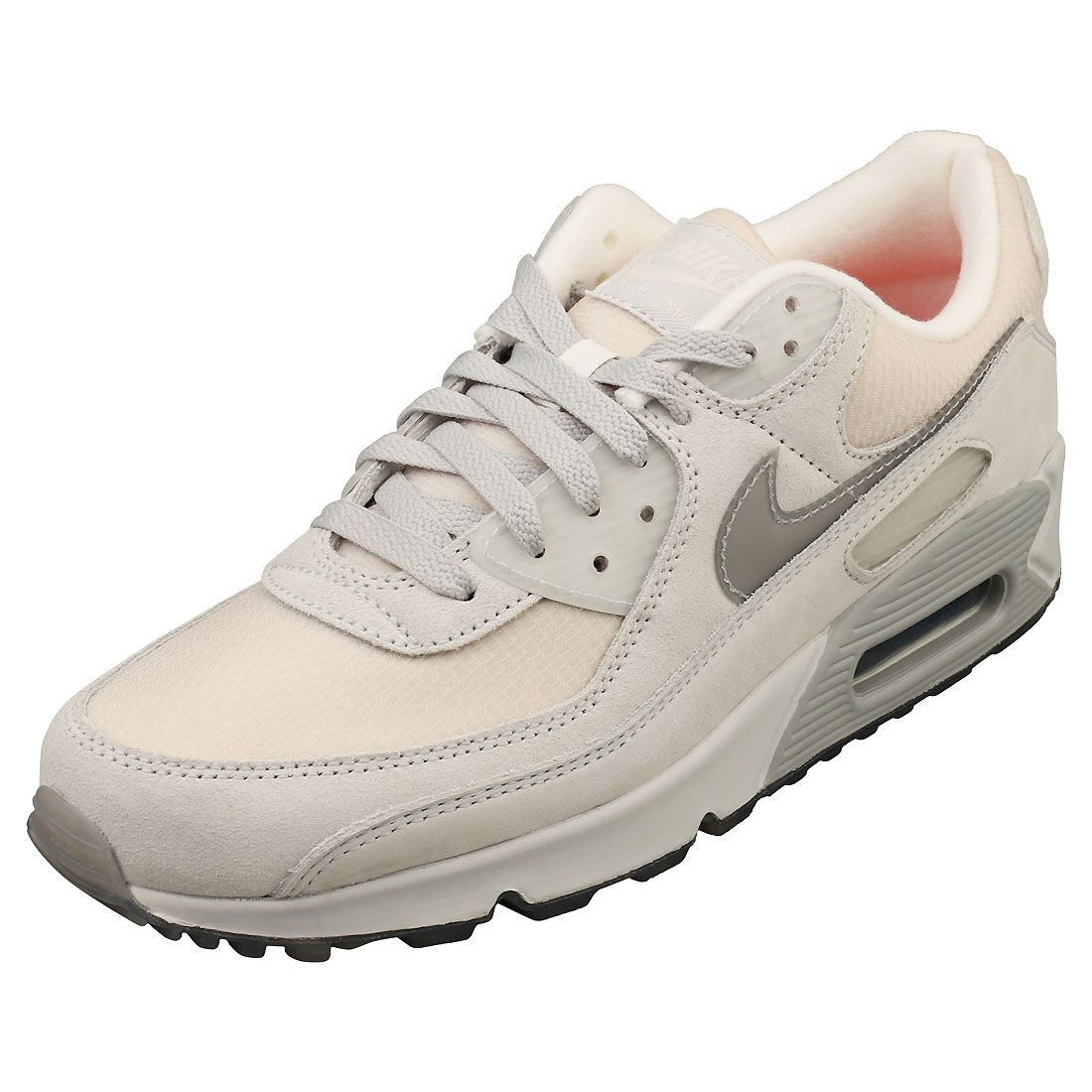 Nike Air Max 90 Pour Homme - Baskets En Cuir Et Tissu, Gris Photon