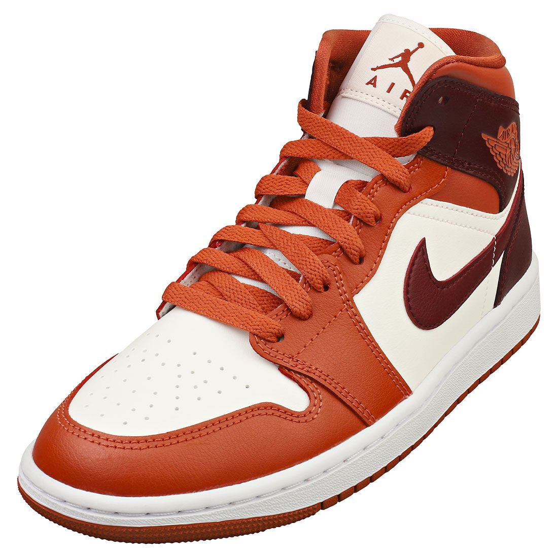 Chaussures Wmns Air Jordan 1 Mid - Bq6472-200 Blanc - 36.5