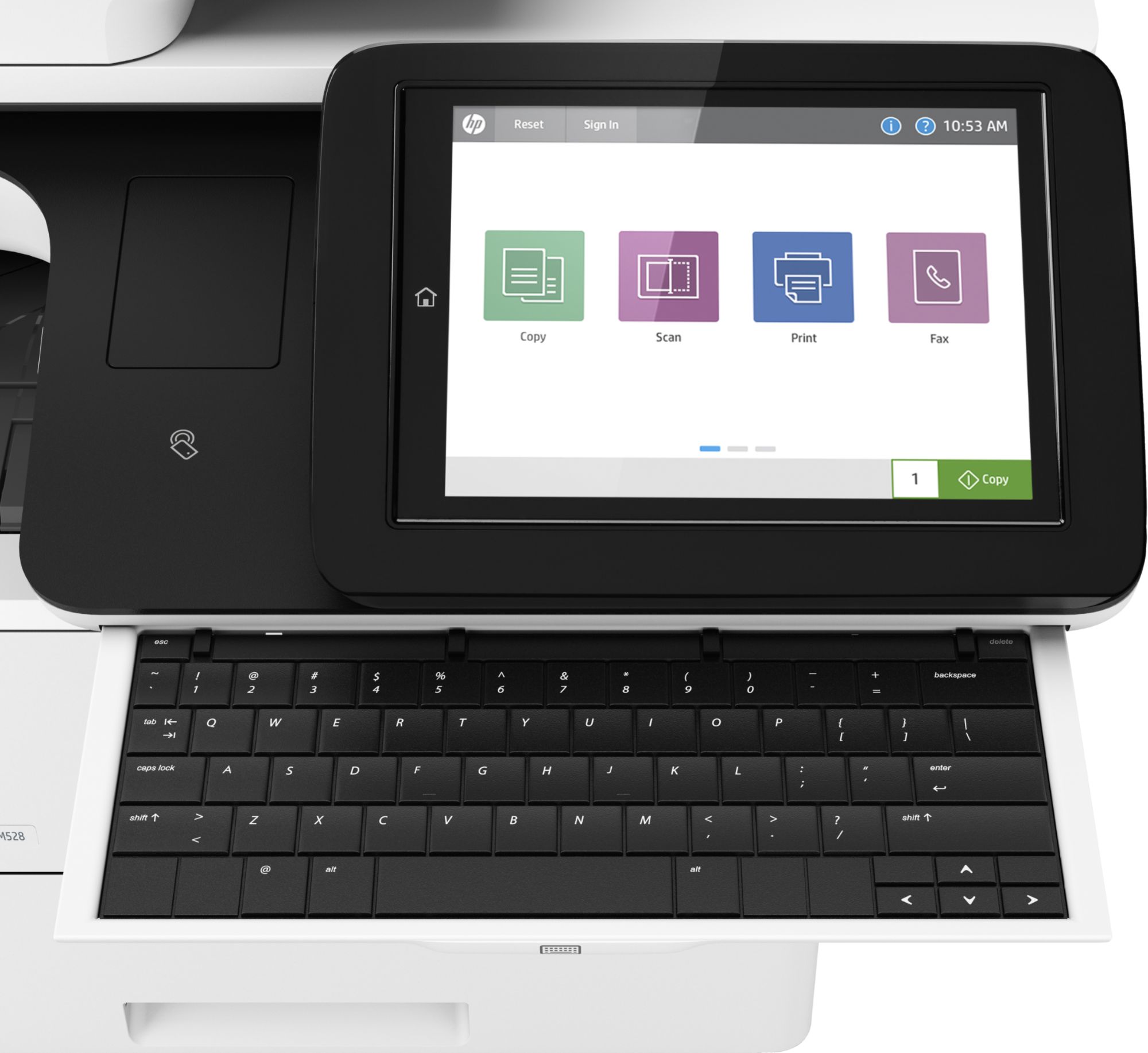 HP LaserJet Enterprise MFP M528z - vue 5