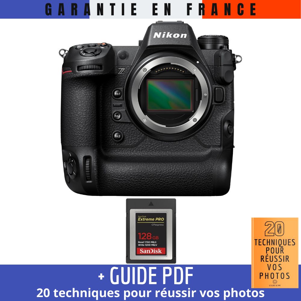 Nikon Z9 + 1 SanDisk Extreme PRO CFexpress Type B + Guide PDF 20 TECHNIQUES POUR RÉUSSIR VOS PHOTOS