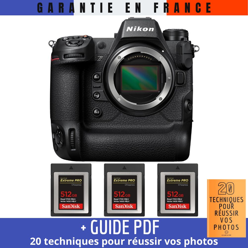Nikon Z9 + 3 SanDisk Extreme PRO CFexpress Type B + Guide PDF 20 TECHNIQUES POUR RÉUSSIR VOS PHOTOS - vue 2