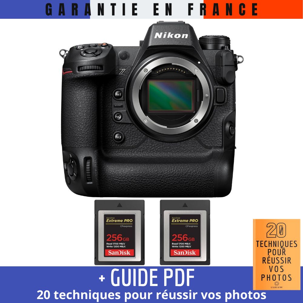 Nikon Z9 + 2 SanDisk Extreme PRO CFexpress Type B + Guide PDF 20 TECHNIQUES POUR RÉUSSIR VOS PHOTOS - vue 4