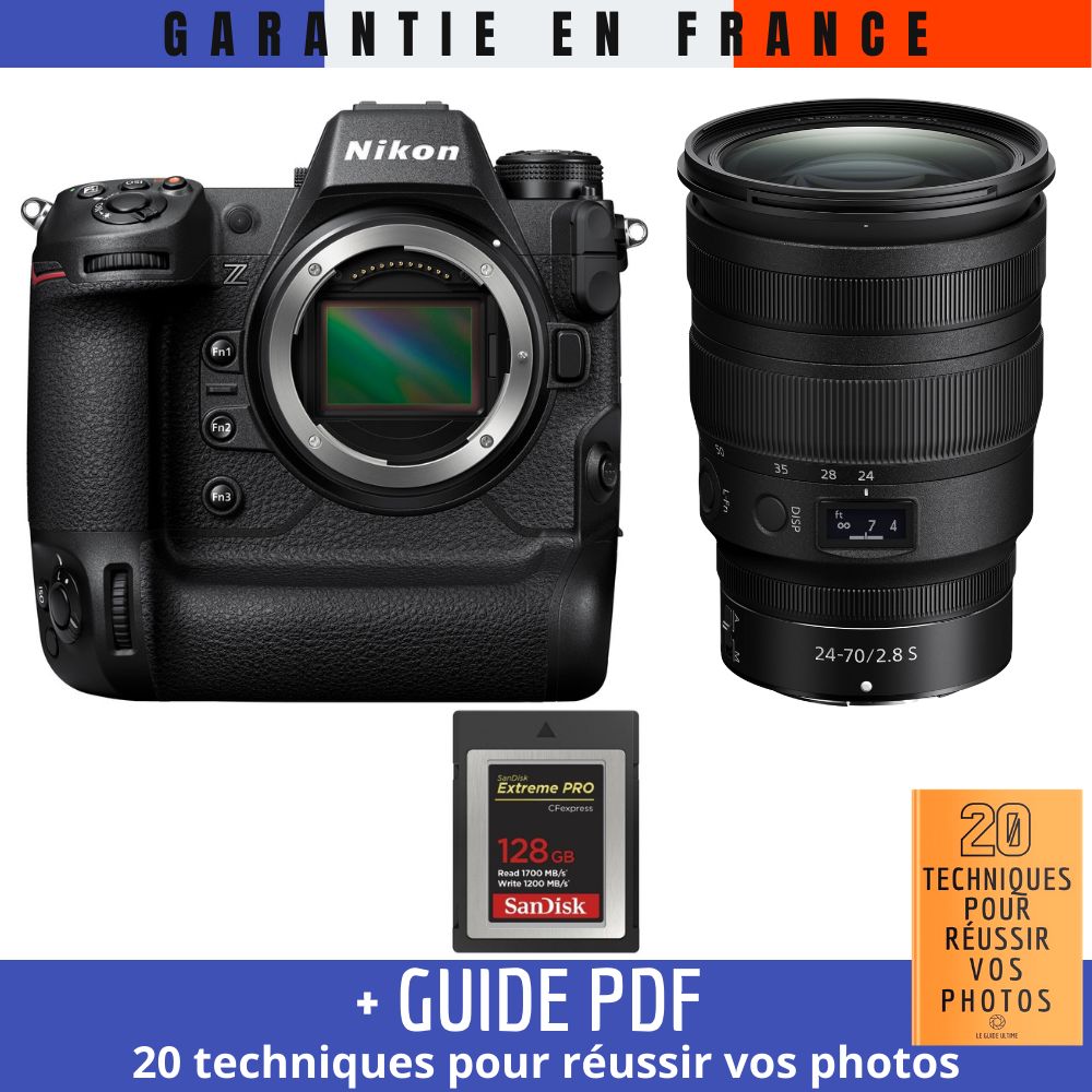 Nikon Z9 + Z 24 70mm f2.8 + 1 SanDisk Extreme PRO CFexpress Type B + Guide PDF 20 TECHNIQUES POUR RÉUSSIR VOS PHOTOS - vue 4