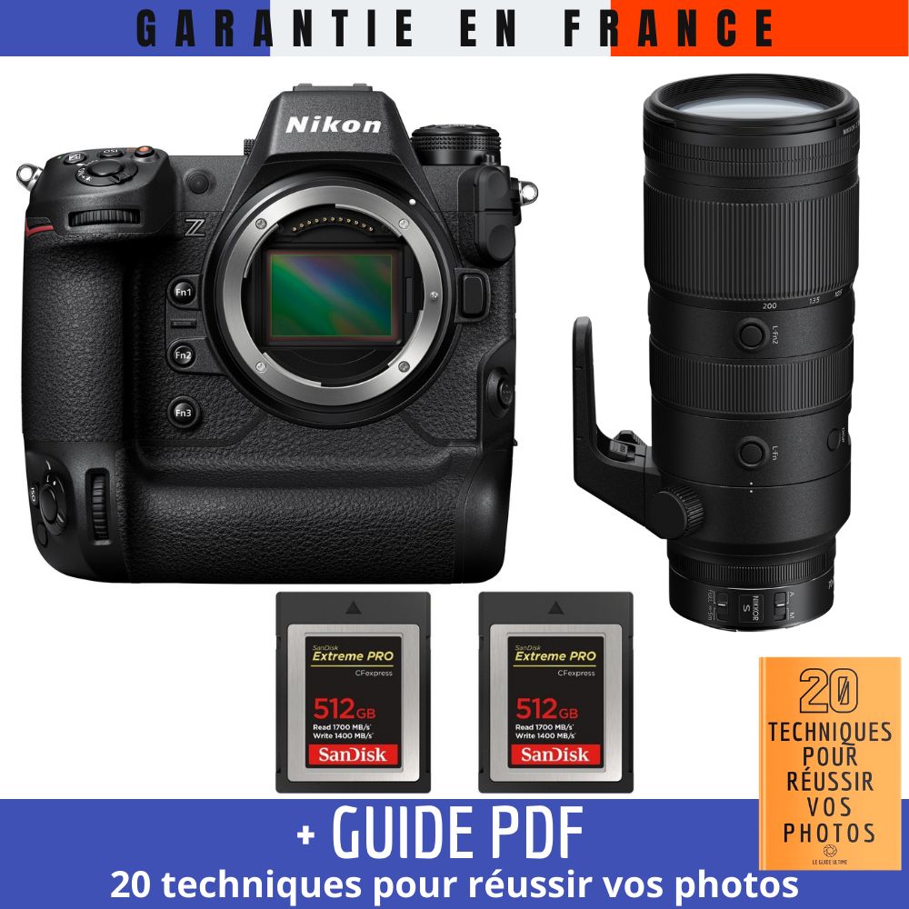 Nikon Z9 + Z 70 200mm f2.8 VR + 2 SanDisk Extreme PRO CFexpress Type B + Guide PDF 20 TECHNIQUES POUR RÉUSSIR VOS PHOTOS - vue 4