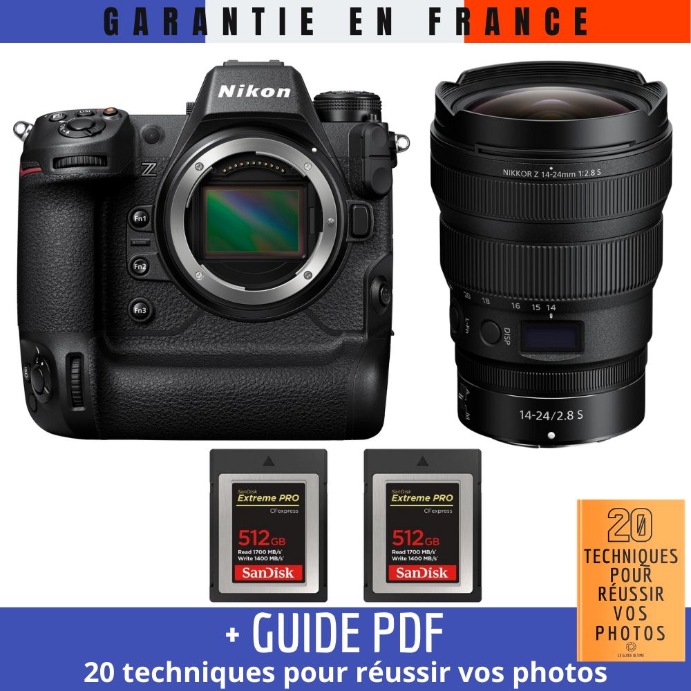 Nikon Z9 + Z 14 24mm f2.8 + 2 SanDisk Extreme PRO CFexpress Type B + Guide PDF 20 TECHNIQUES POUR RÉUSSIR VOS PHOTOS - vue 4