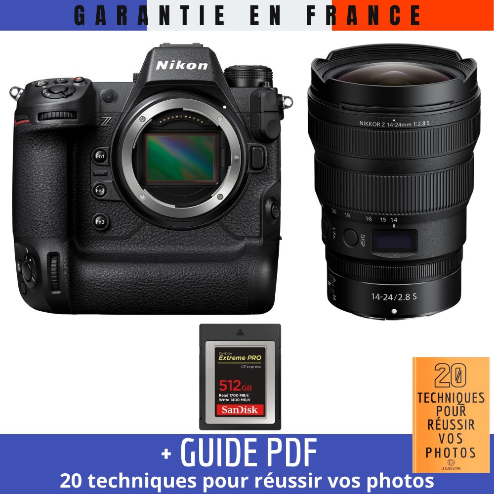 Nikon Z9 + Z 14 24mm f2.8 + 1 SanDisk Extreme PRO CFexpress Type B + Guide PDF 20 TECHNIQUES POUR RÉUSSIR VOS PHOTOS - vue 2