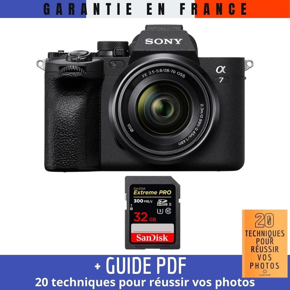 Sony A7 IV + FE 28 70mm F3.5 5.6 OSS + 1 SanDisk Extreme PRO UHS II SDXC 300 MB/ + Guide PDF 20 TECHNIQUES POUR RÉUSSIR VOS PHOTOS - vue 2