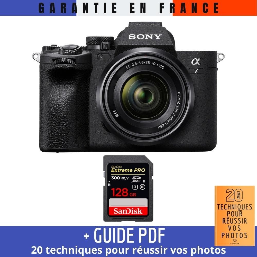 Sony A7 IV + FE 28 70mm F3.5 5.6 OSS + 1 SanDisk Extreme PRO UHS II SDXC 300 MB/ + Guide PDF 20 TECHNIQUES POUR RÉUSSIR VOS PHOTOS