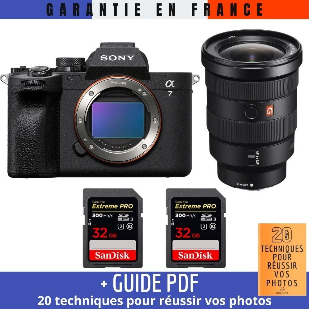 Sony A7 IV + FE 16 35mm f2.8 GM + 2 SanDisk Extreme PRO UHS II SDXC 300 MB/ + Guide PDF 20 TECHNIQUES POUR RÉUSSIR VOS PHOTOS