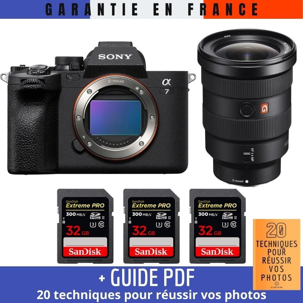 Sony A7 IV + FE 16 35mm f2.8 GM + 3 SanDisk Extreme PRO UHS II SDXC 300 MB/ + Guide PDF 20 TECHNIQUES POUR RÉUSSIR VOS PHOTOS - vue 3