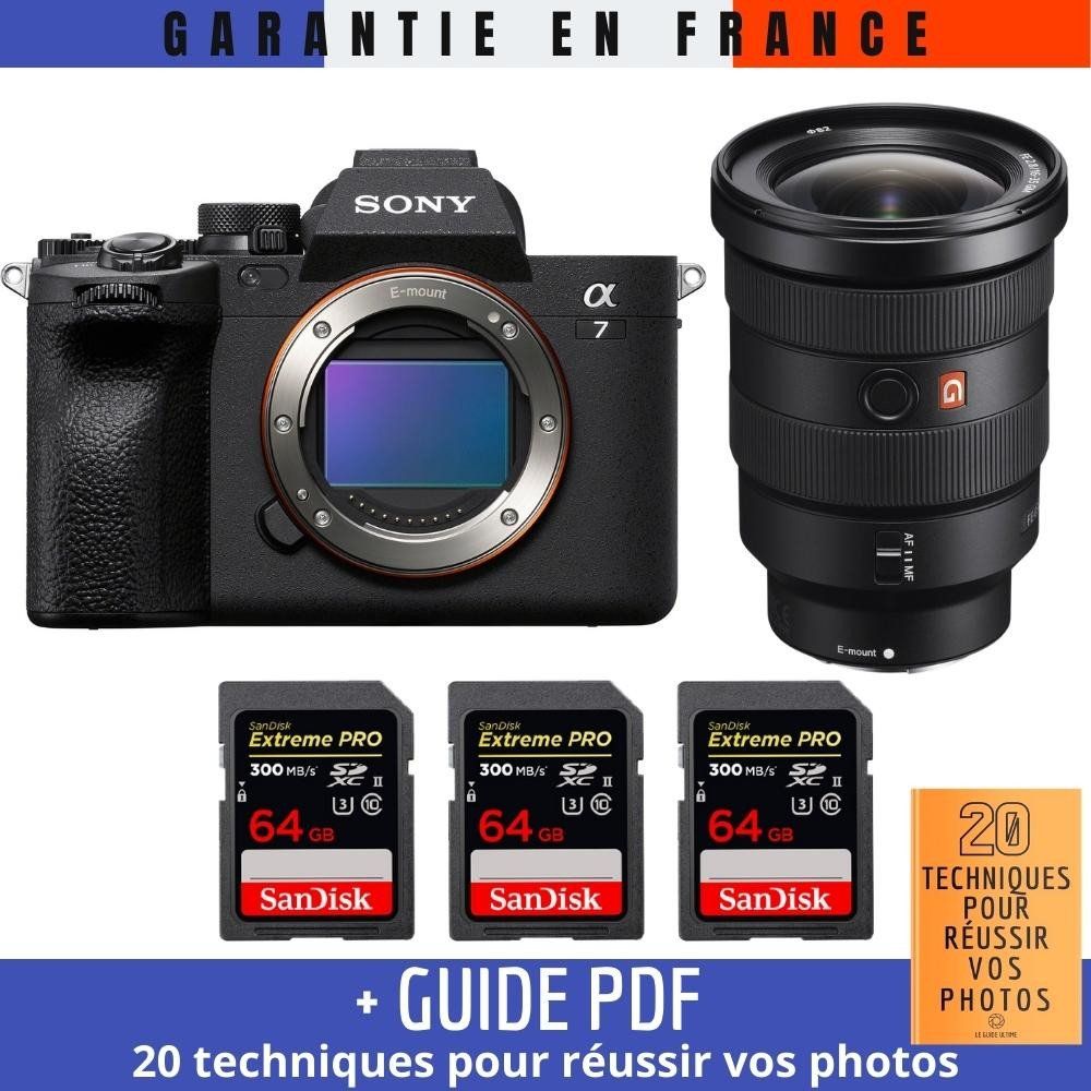 Sony A7 IV + FE 16 35mm f2.8 GM + 3 SanDisk Extreme PRO UHS II SDXC 300 MB/ + Guide PDF 20 TECHNIQUES POUR RÉUSSIR VOS PHOTOS